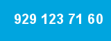 929 123 71 60 929 123 71 60